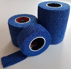 ResQ-Plast Sport 5cm x 4,5m blauw Zelfhechtende zwachtel