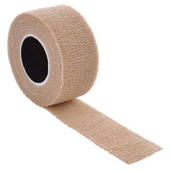 ResQ-Plast professional 2,5cm x 4,5m bruin zelfhechtende zwachtel