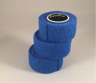 ResQ-Plast professional 2,5cm x 4,5m blauw zelfhechtende zwachtel