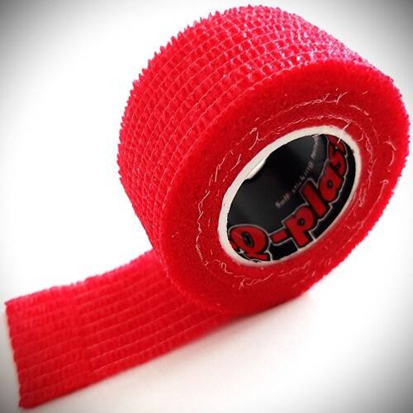 ResQ-Plast professional 2,5cm x 4,5m rood zelfhechtende zwachtel