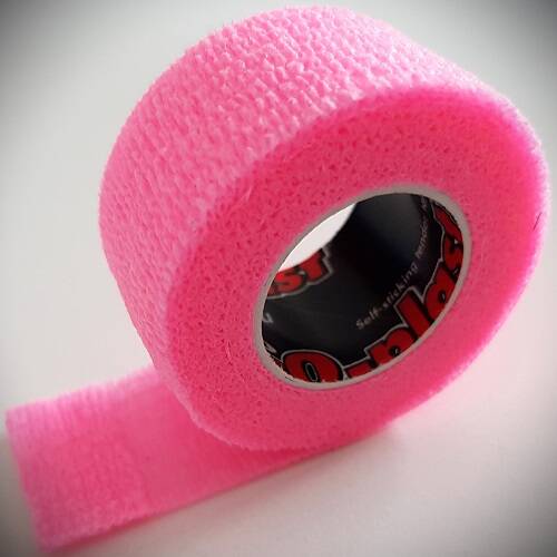 ResQ-Plast professional 2,5cm x 4,5m neon pink zelfhechtende zwachtel