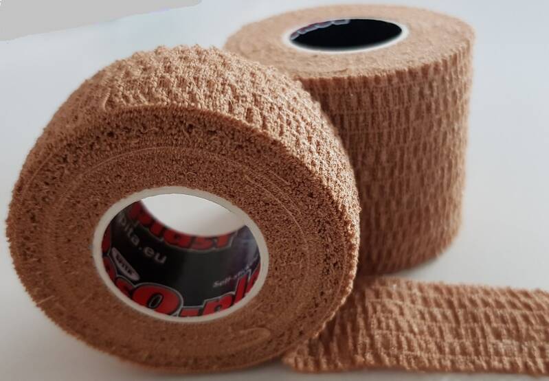 ResQ-Plast Sensitive 5cm x 4,5m beige zelfhechtende zwachtel