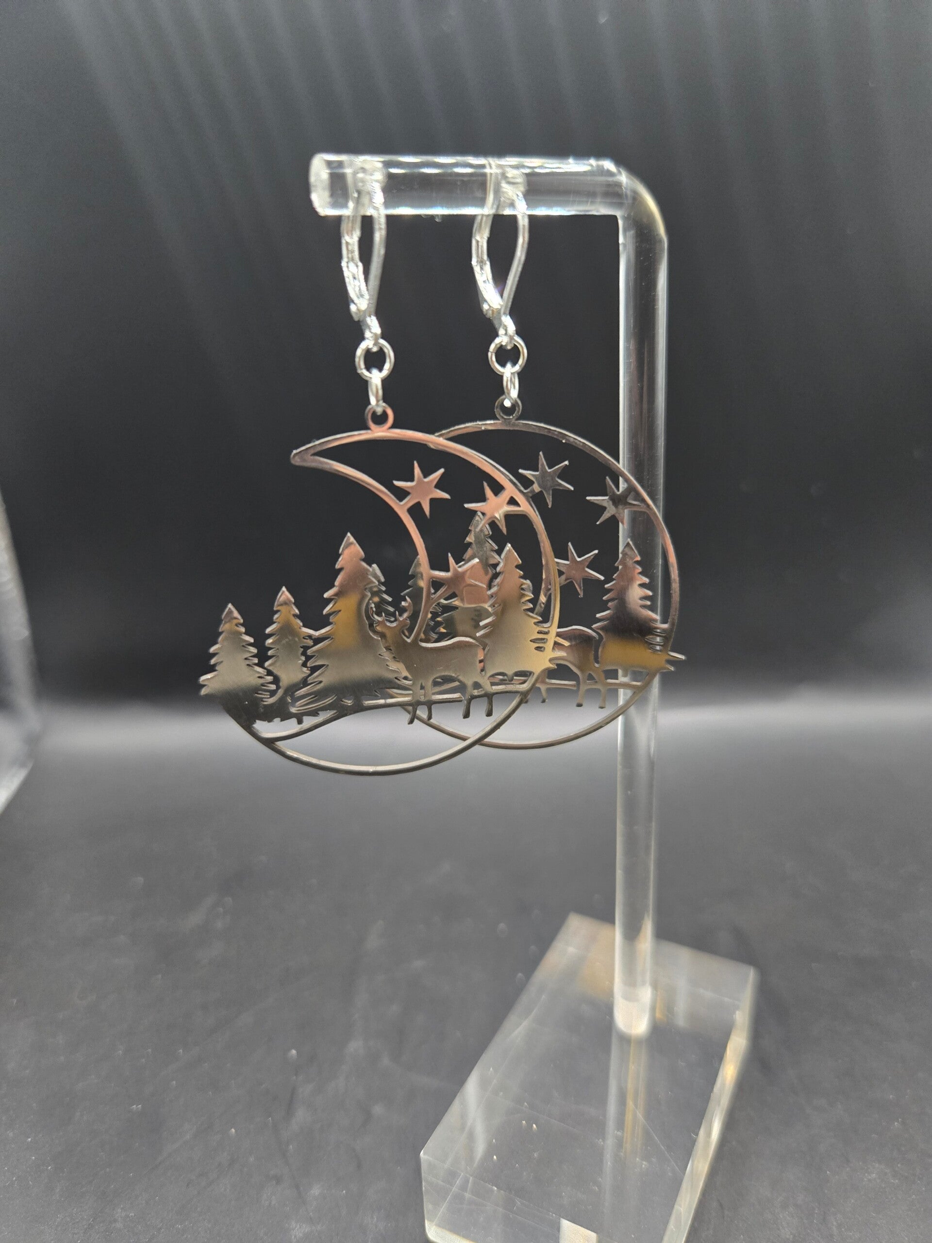 Ohrringe Rund Weihnachten