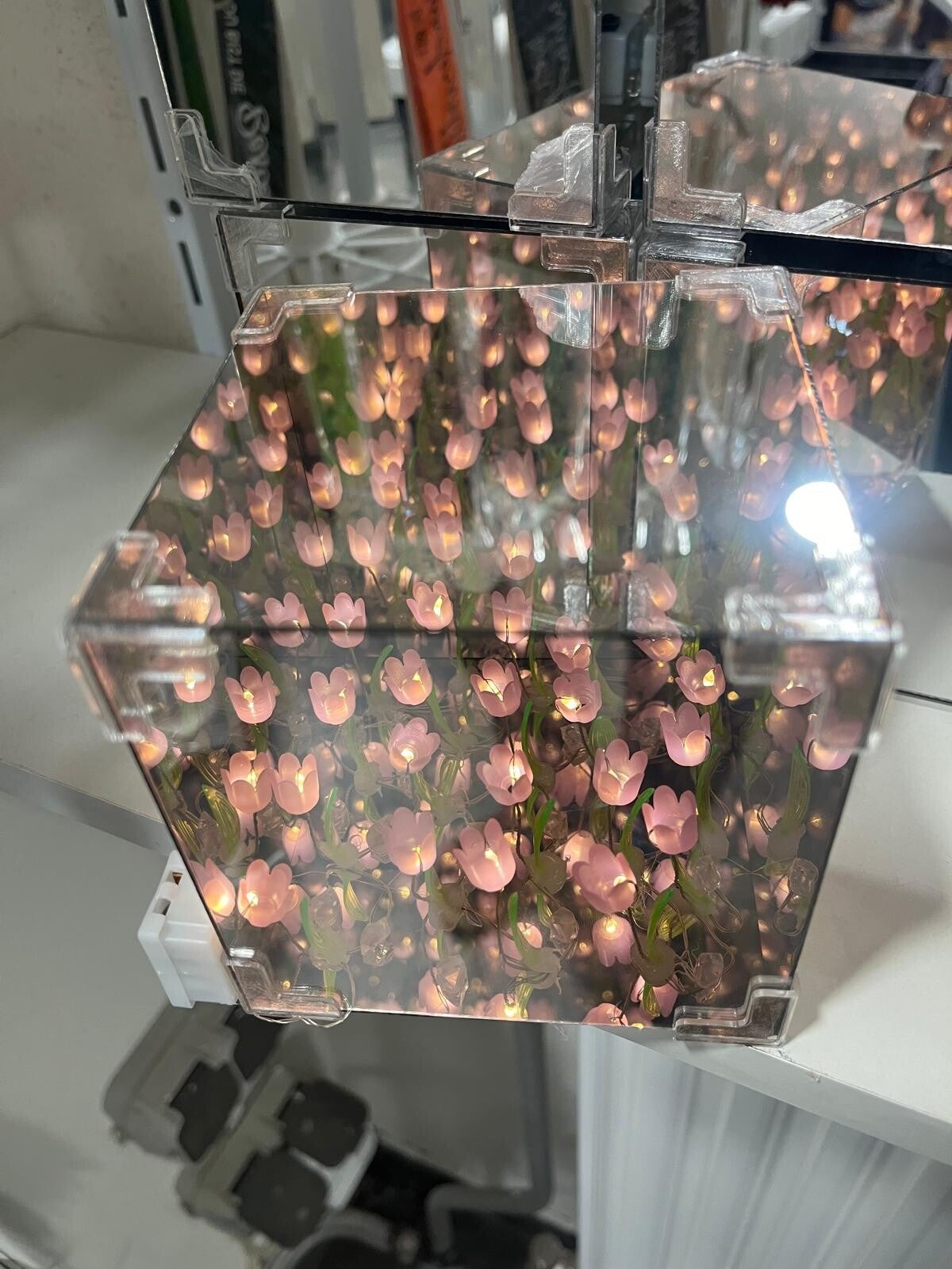 Blumen Meer Spiegel LED Nachtlicht
