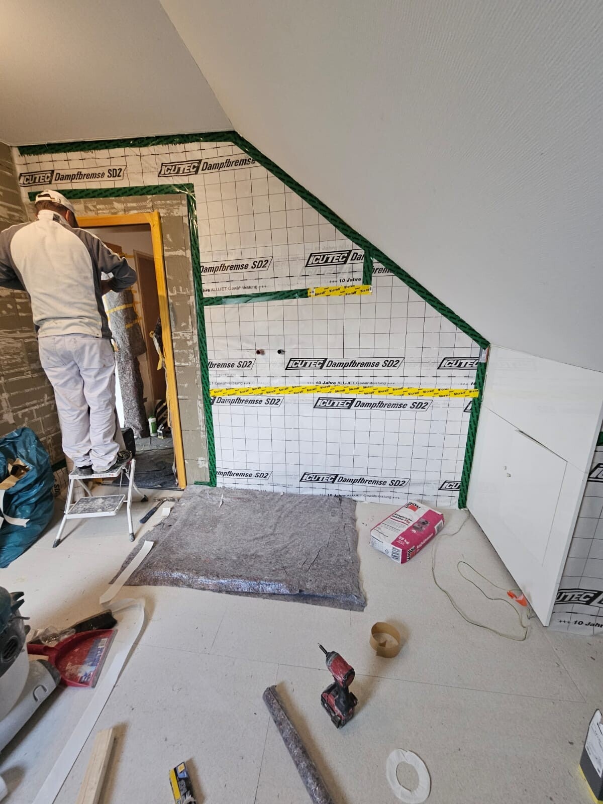 Trockenbau im Dachgeschoss