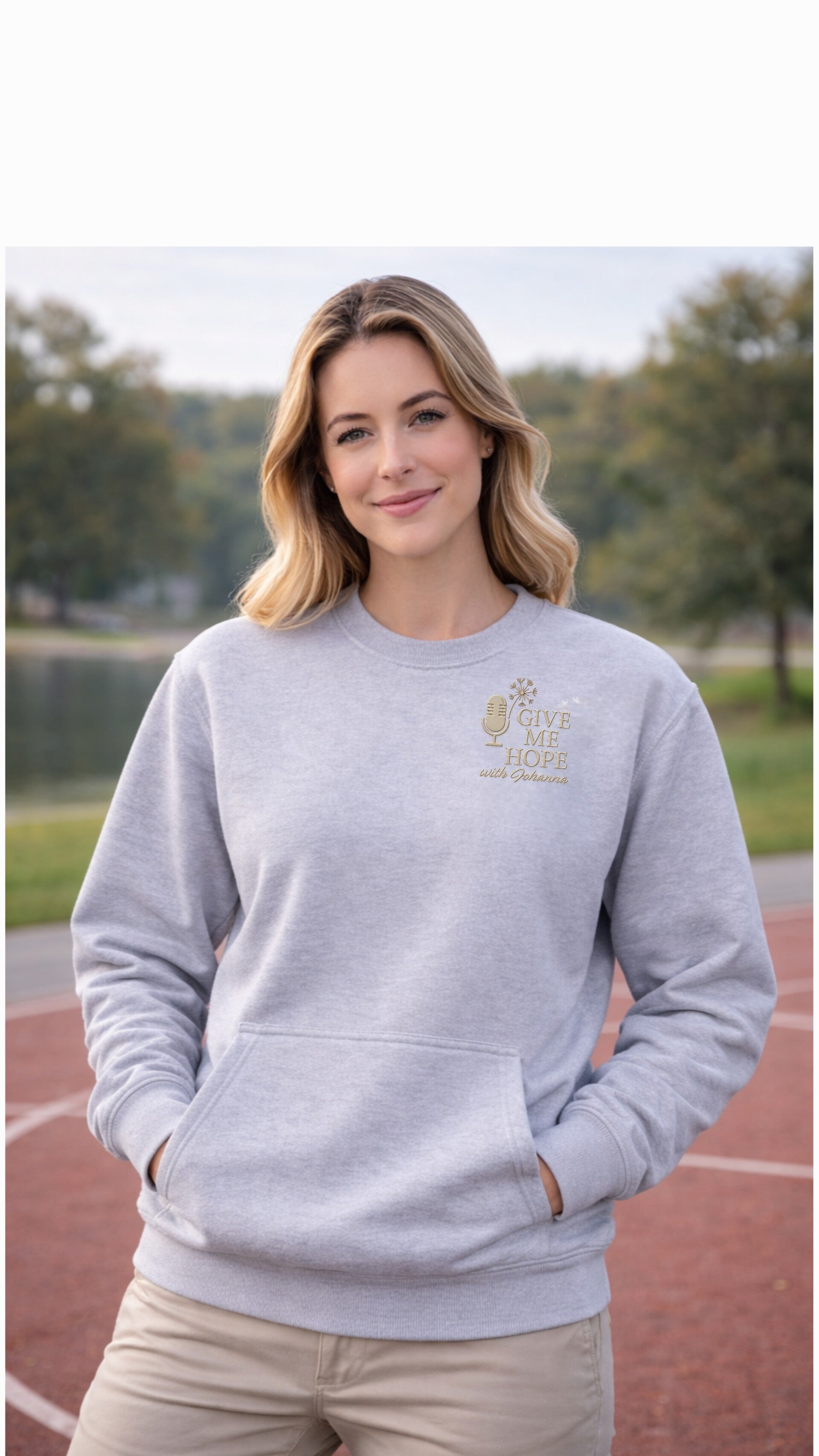 GMHWJ Merchandise - Premium Light Grey Gildan Sweatshirt - Crewneck