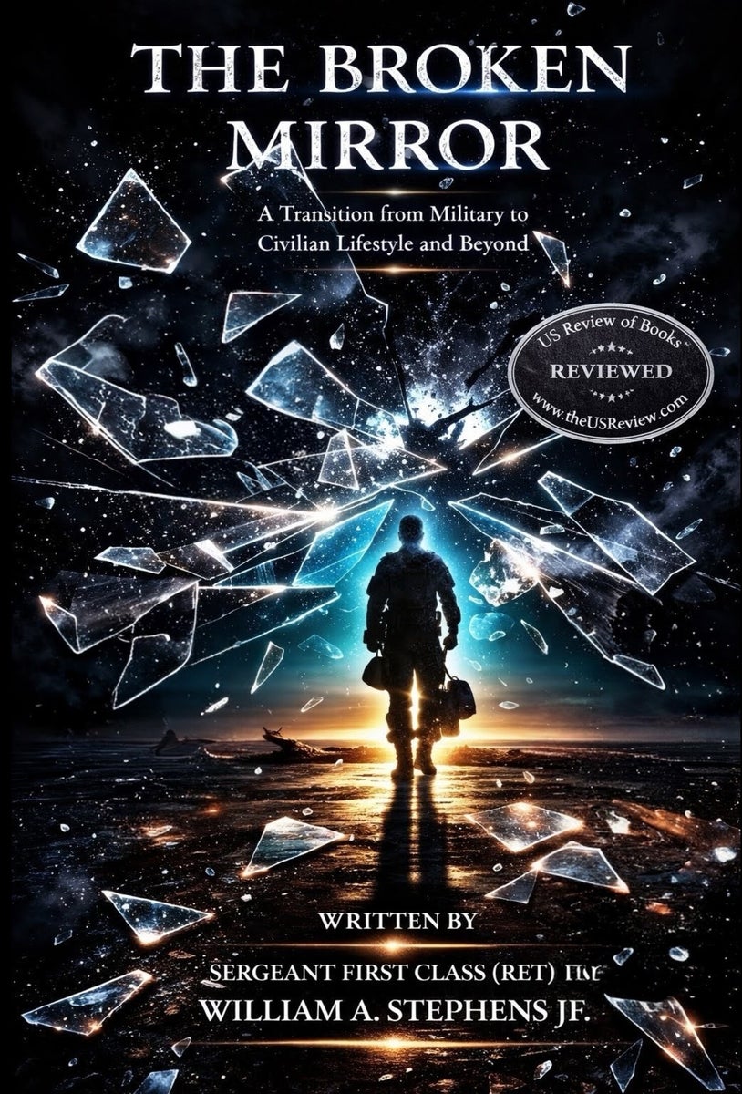 Original cover of The Broken Mirror: Voice of the Voiceless by William A. Stephens Jr. (Stevo)
