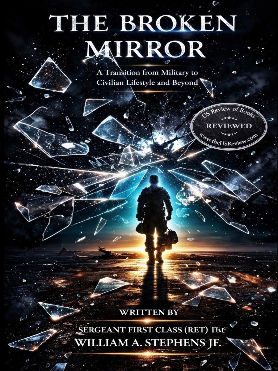 Original cover of The Broken Mirror: Voice of the Voiceless by William A. Stephens Jr. (Stevo)