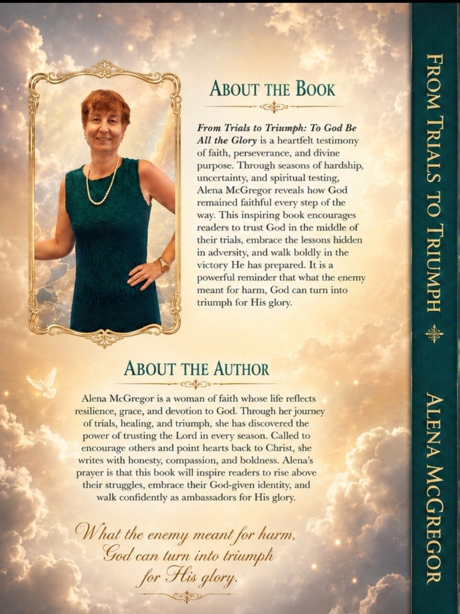 Original cover of For Your Glory: How God's Trials Turned Into Triumph by Alena McGregor