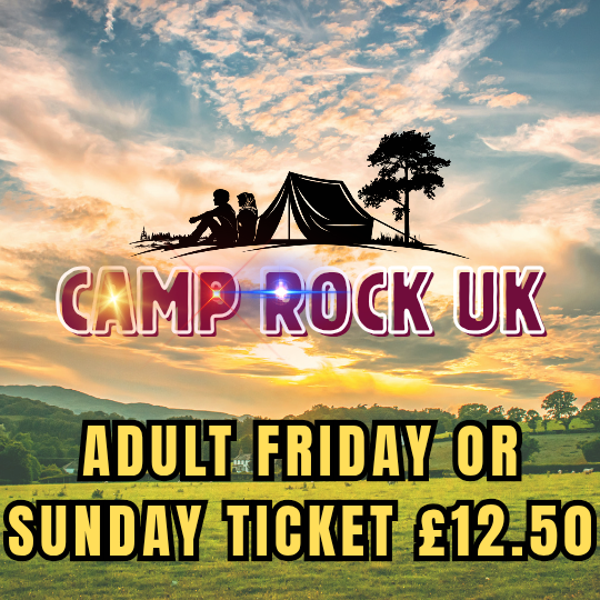 COB - FRIDAY AND/OR SUNDAY ADULT TICKET - £12.50