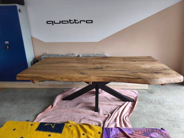 Esstisch Eiche massiv 240x120cm 75mm Plattenstärke