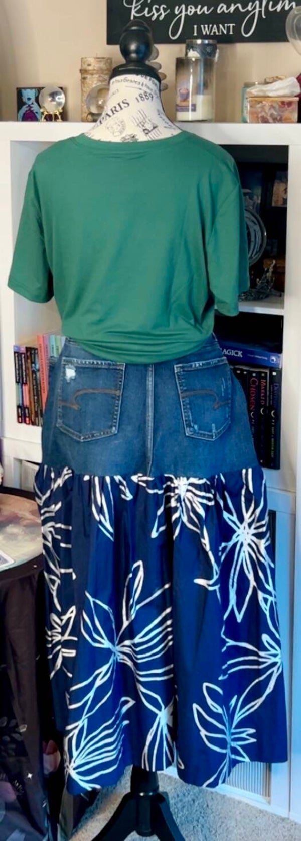 Trust The Magic Jean Skirt