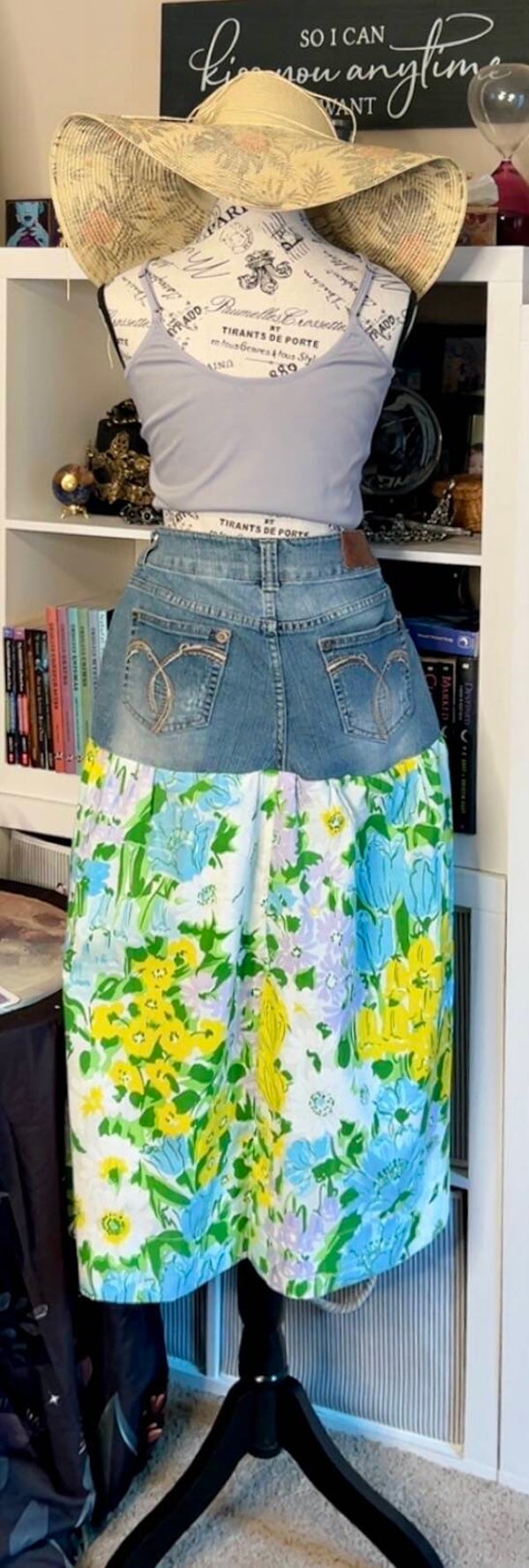 The Day You Deserve Jean Skirt