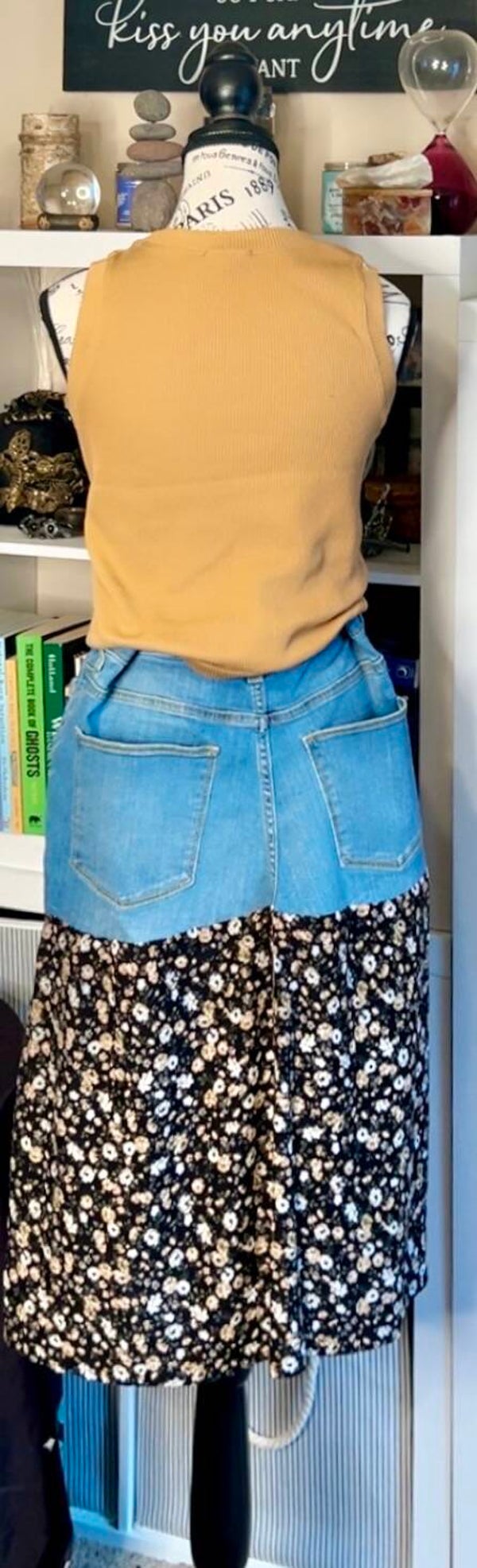 Do Not Disturb Jean Skirt