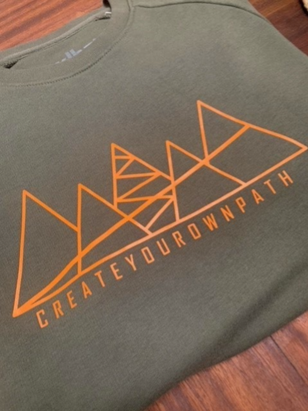 SKIER Sweater Green/ Orange