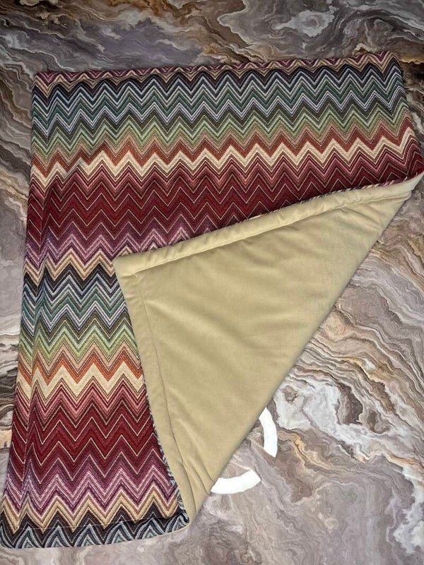 Missoni plaid colorfull handmade