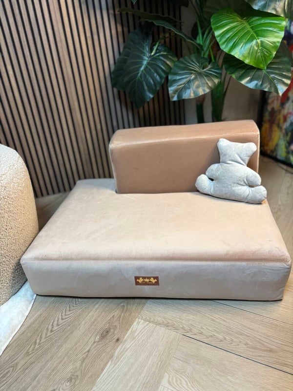 Luxury sofa + stairs velvet