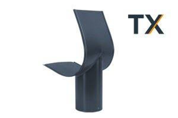 Schrägstutzen Alu-besch. TX