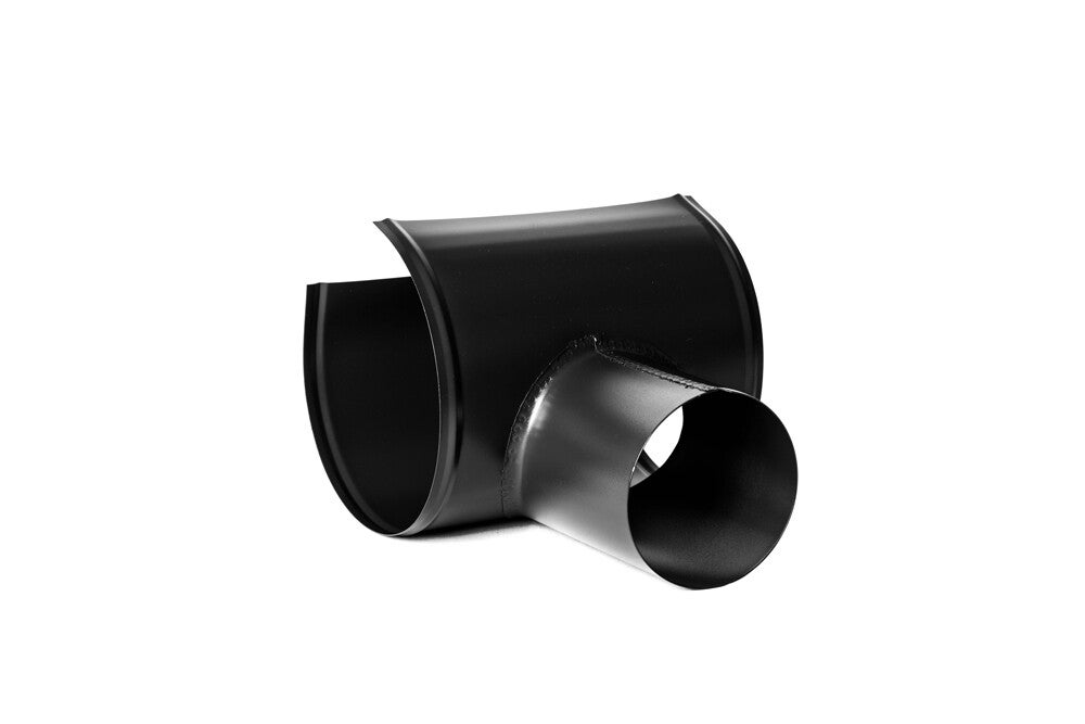 Schrägstutzen Alu-besch.