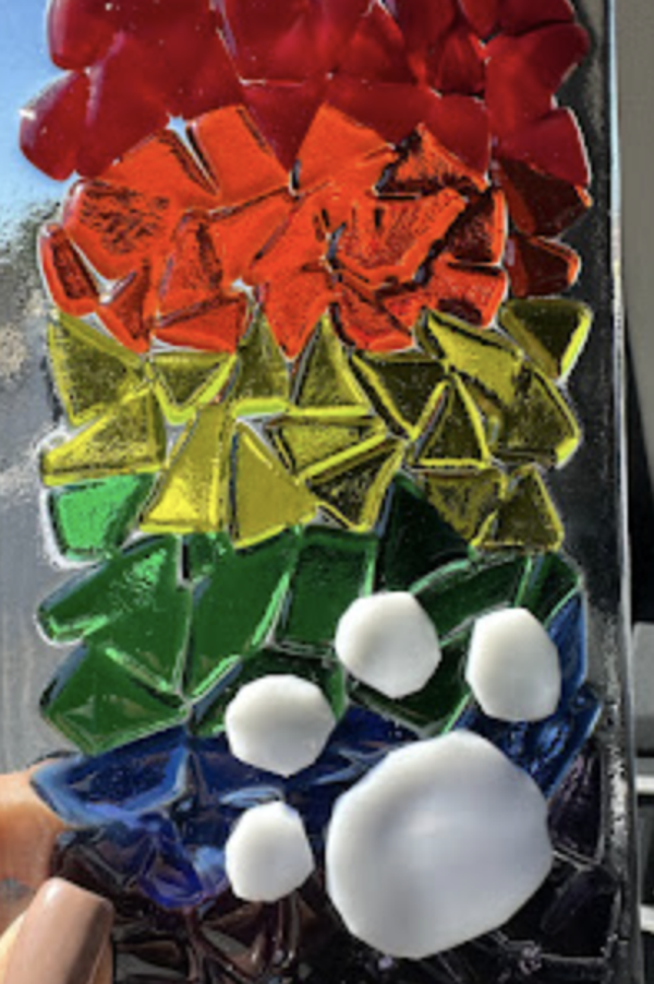 Rainbow Bridge Garden Stake