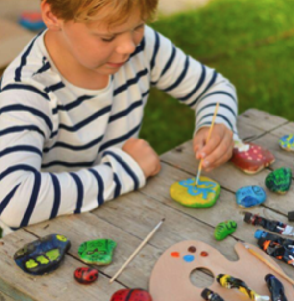 Aanmelden voor workshop Stenen beschilderen