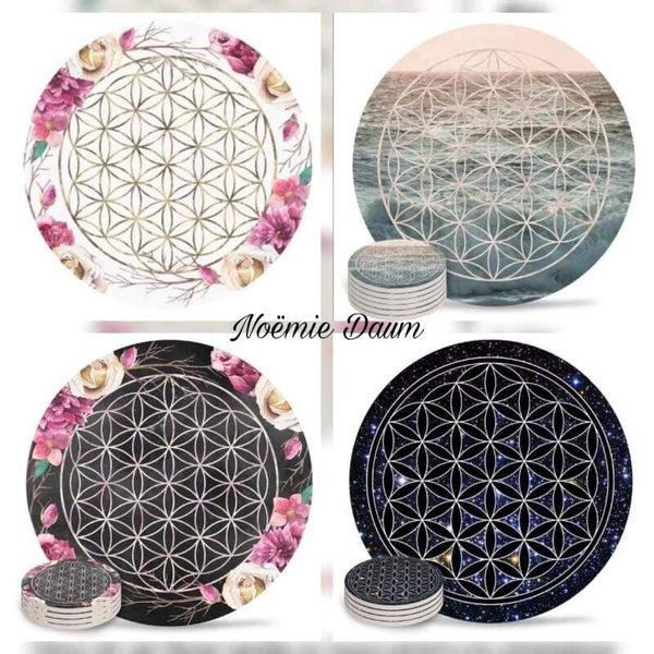 Fleur de vie en céramique