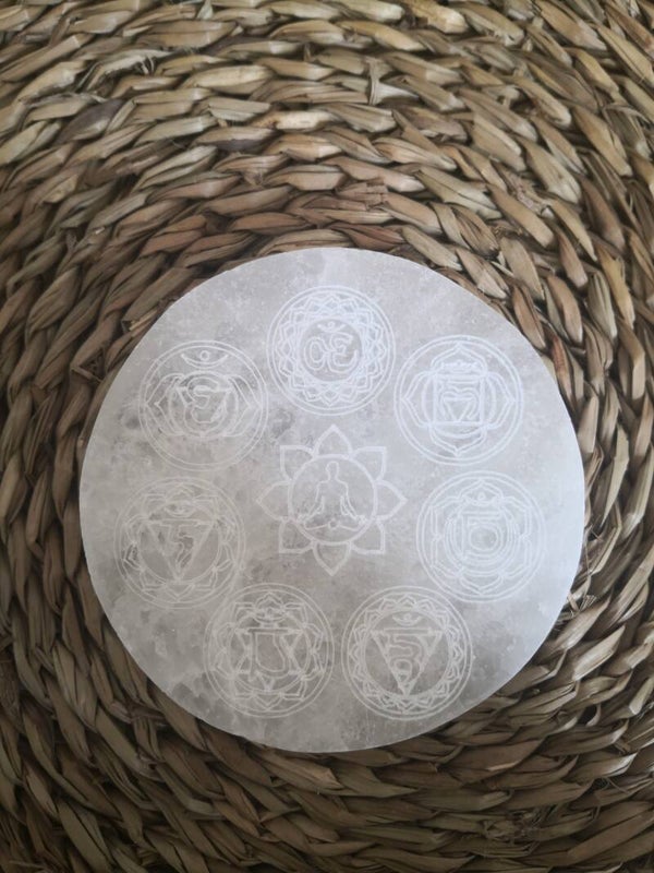 Porte encens en sélénite