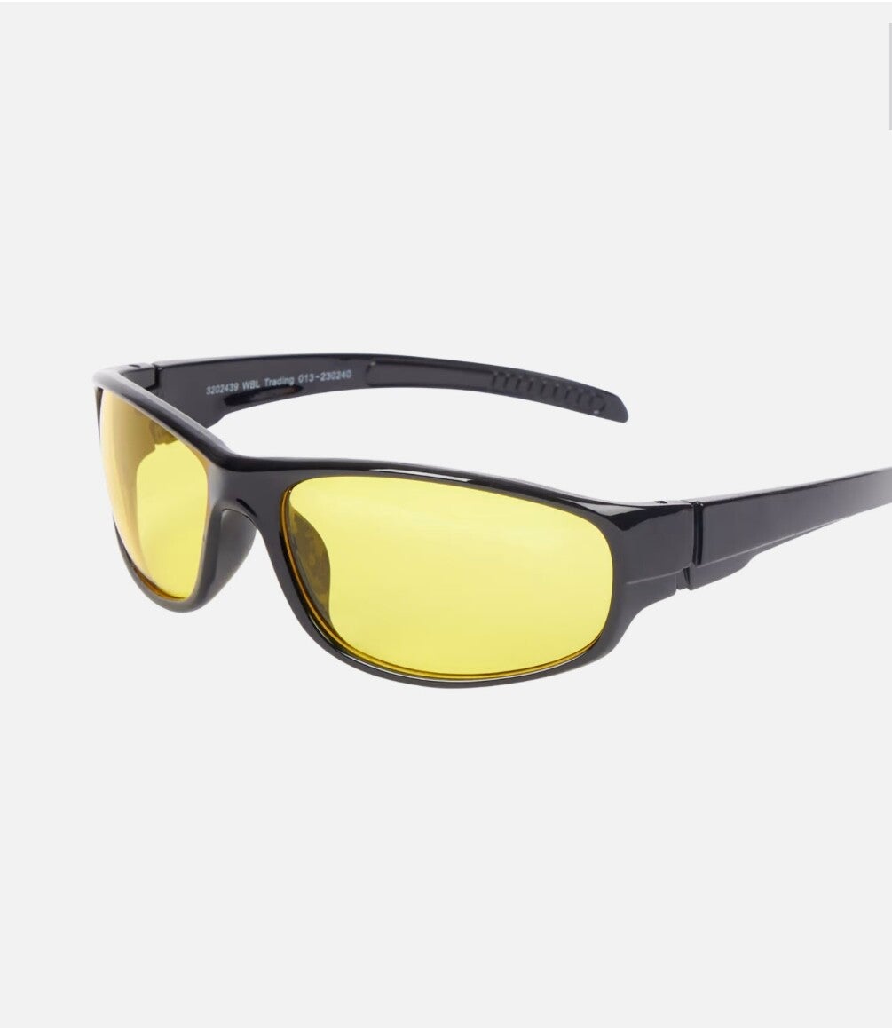 nachtzicht – Nachtbril – Mistbril – Autobril – Nachtblind / Zwart