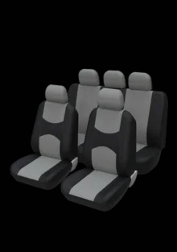Autoyouth Auto Seat Cover Afneembare Headrestspolyestor Universele Stoelhoezen Voor Auto Voor Wartburg 353 Toeristische Voor Vector M12 / Grijs