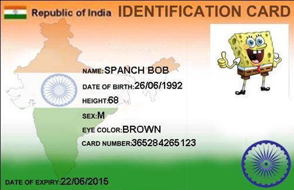 India #17  + Free student card  ( Back up id )