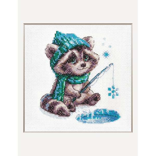 Borduurpakket Curious Raccoon - Aine