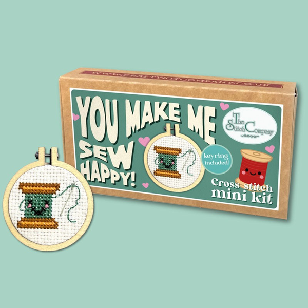 Borduurpakket Matchbox The Stitch Company - The Crafty Kit Company