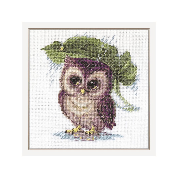 Borduurpakket Raindrop Owl - Aine