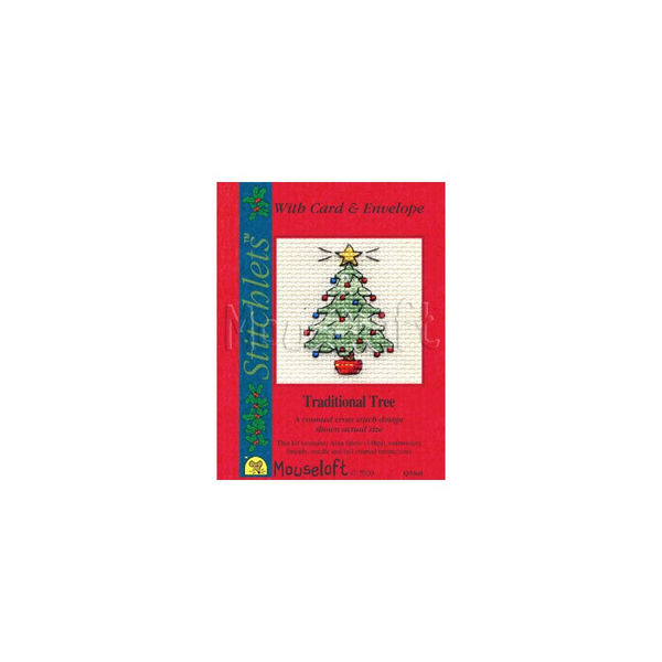 Borduurpakket Traditional Tree - Mouseloft