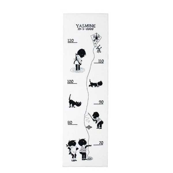 Borduurpakket telpatroon aïda Groeimeter Jip & Janneke 21 x 75 cm
