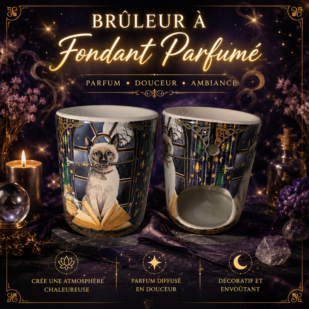 Brûleur - Chat Magicien