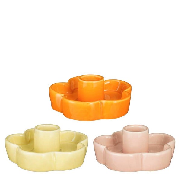 Kandelaar Bloem - 3 kleuren