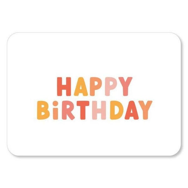 Kaart Happy Birthday