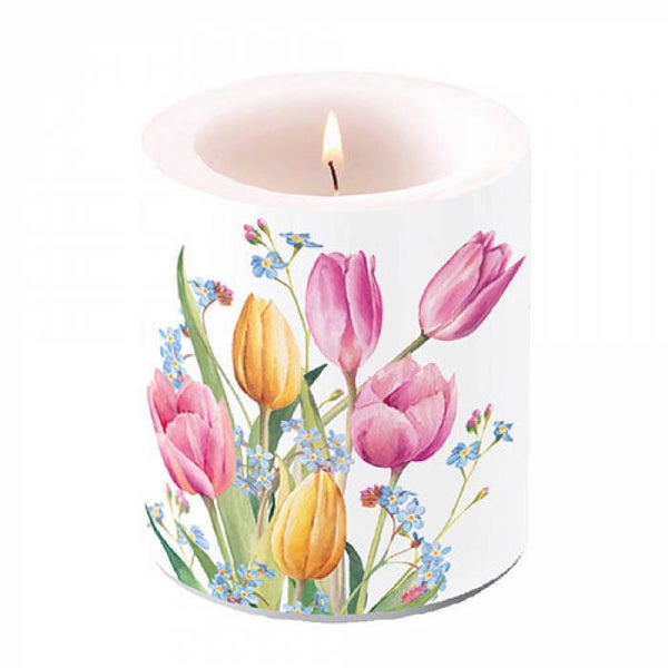 Ambiente kaars - Tulips Bouquet - Small