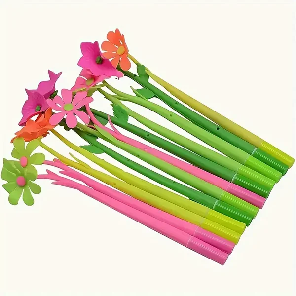 Pen fleurige bloemen