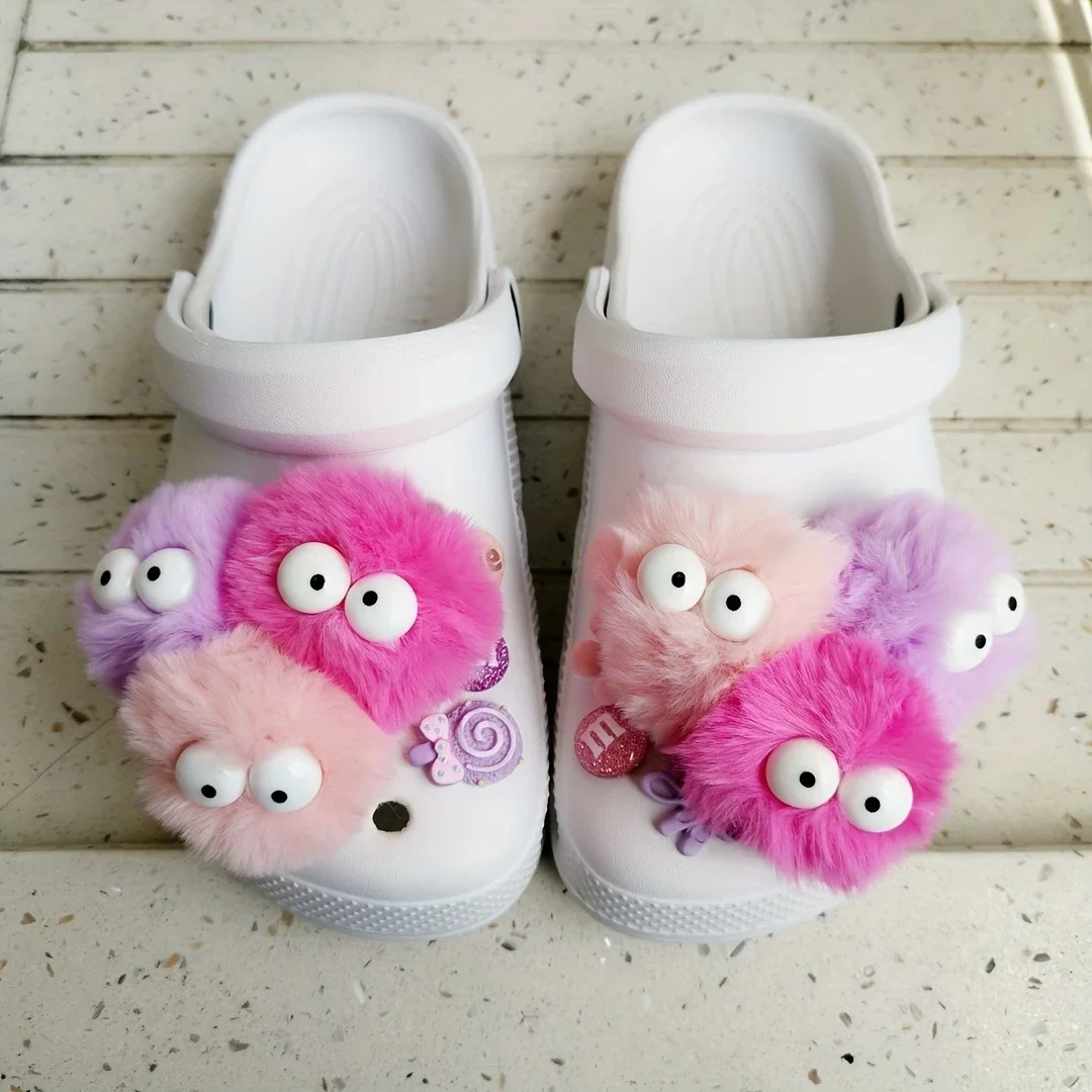 Crocs bedel Pompom - 3 kleuren - per stuk
