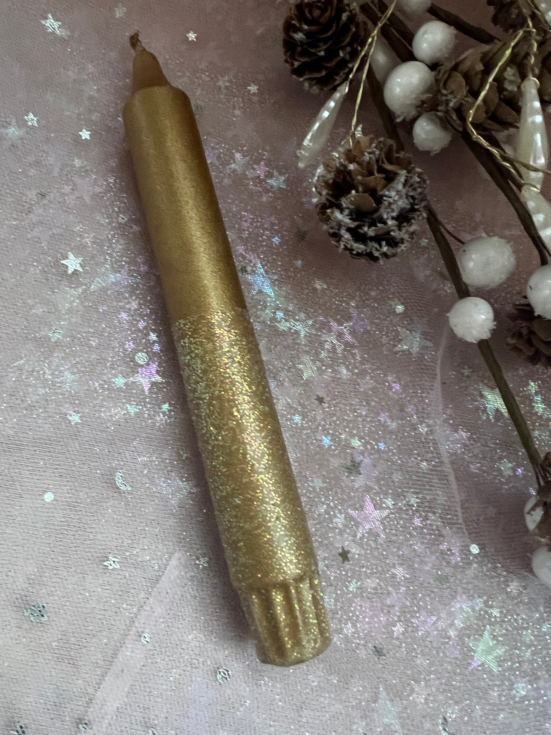 Dinerkaars Golden Glitter