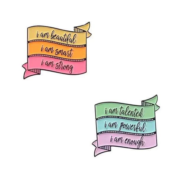 Motivational Message - Roze & Lichtblauw/Groen