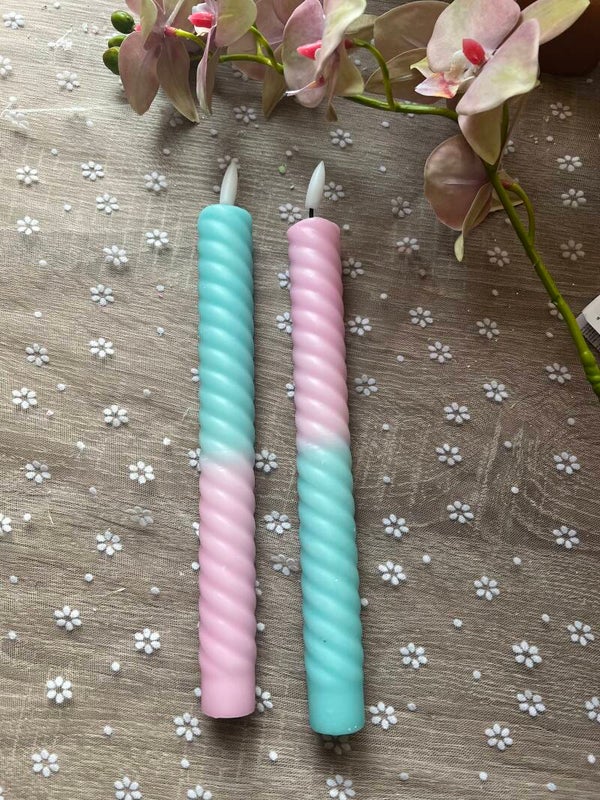 LED kaars (incl. batterijen) - Baby Blues