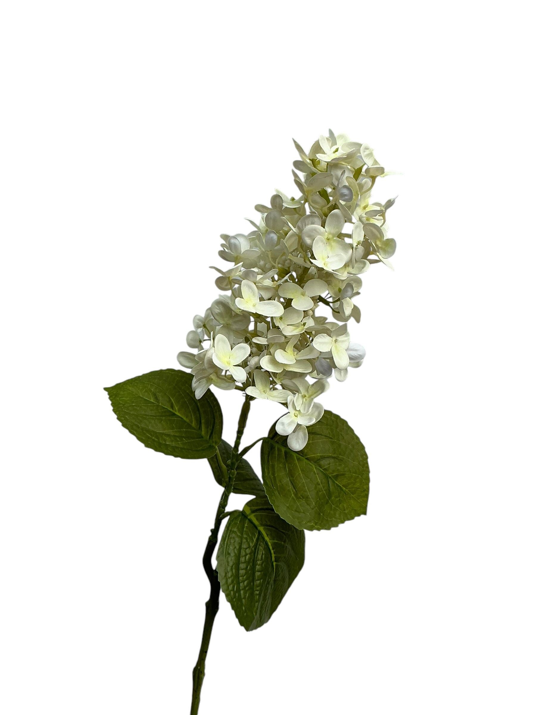 Tak Hydrangea cone - 75 cm - Real touch - Cream