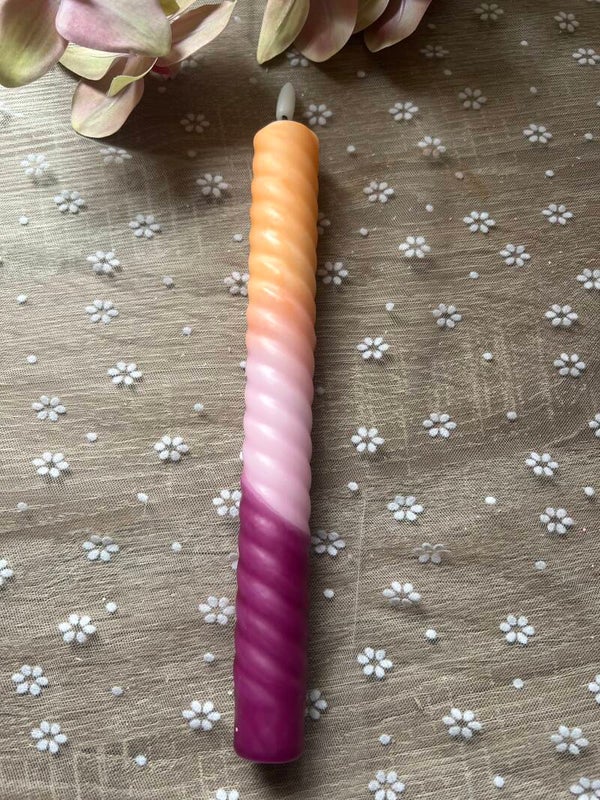 LED kaars (incl. batterijen) - Purple Delight