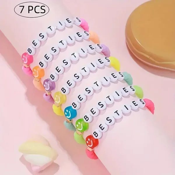 Armband Besties - 7 kleuren