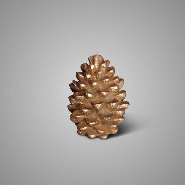 Dennenappel kaars Medium - 5 kleuren
