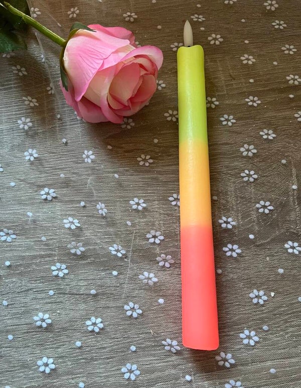 LED kaars (incl. batterijen) - Cotton Candy