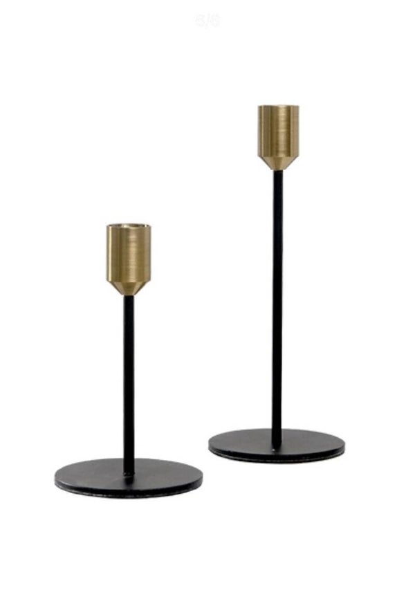 Kandelaar Van Manen (klein) - Zwart